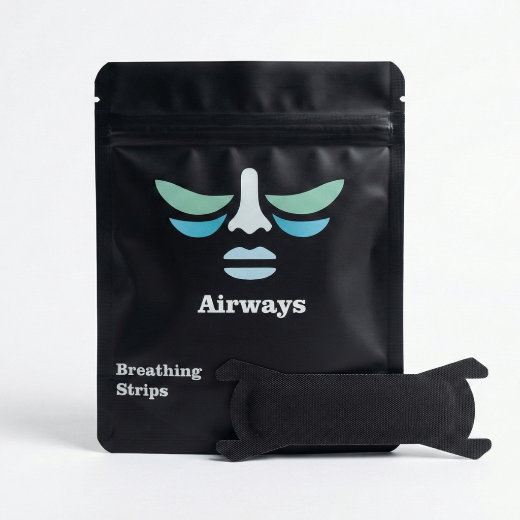 irways черни лепенки за нос 30 бр - за по-добро носово дишане при спорт и сън