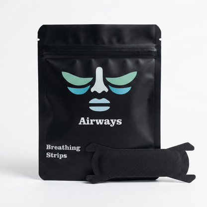 irways черни лепенки за нос 30 бр - за по-добро носово дишане при спорт и сън