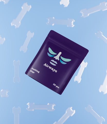 Опаковка Airways лепенки за нос 30 броя - назални стрипове за по-добро дишане